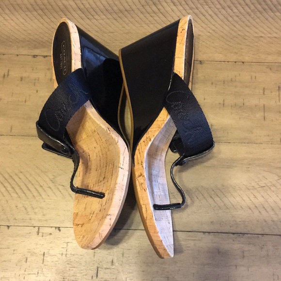 Coach Shoes - Coach wedge sandals